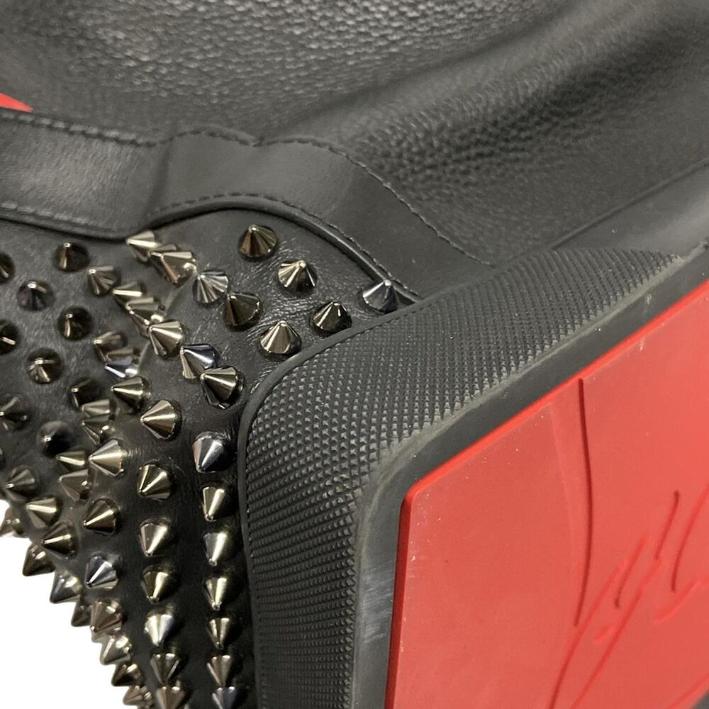 Christian Louboutin Explorer Funk Backpack Backpack Black Red Leather Rubber - Picture 14 of 15